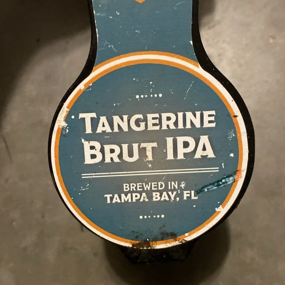 Big Storm Brewing Co. Bro Mosa Tangerine Brut IPA Tap Handle